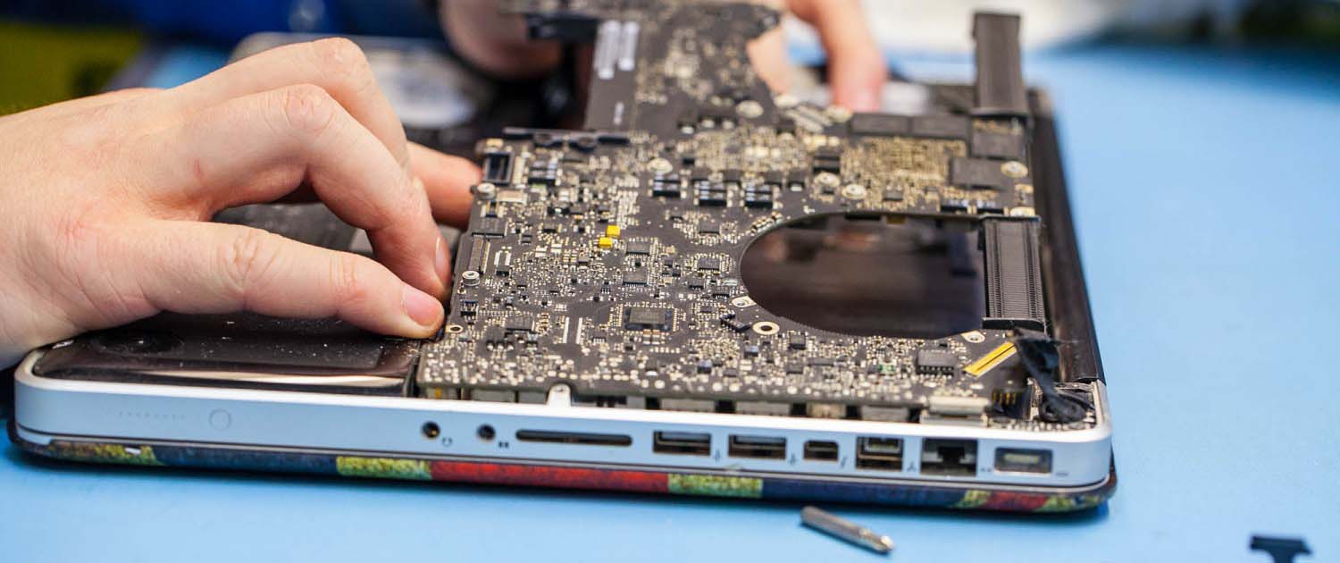 Замена или ремонт видеочипа ноутбука Apple MacBook в Пушкине