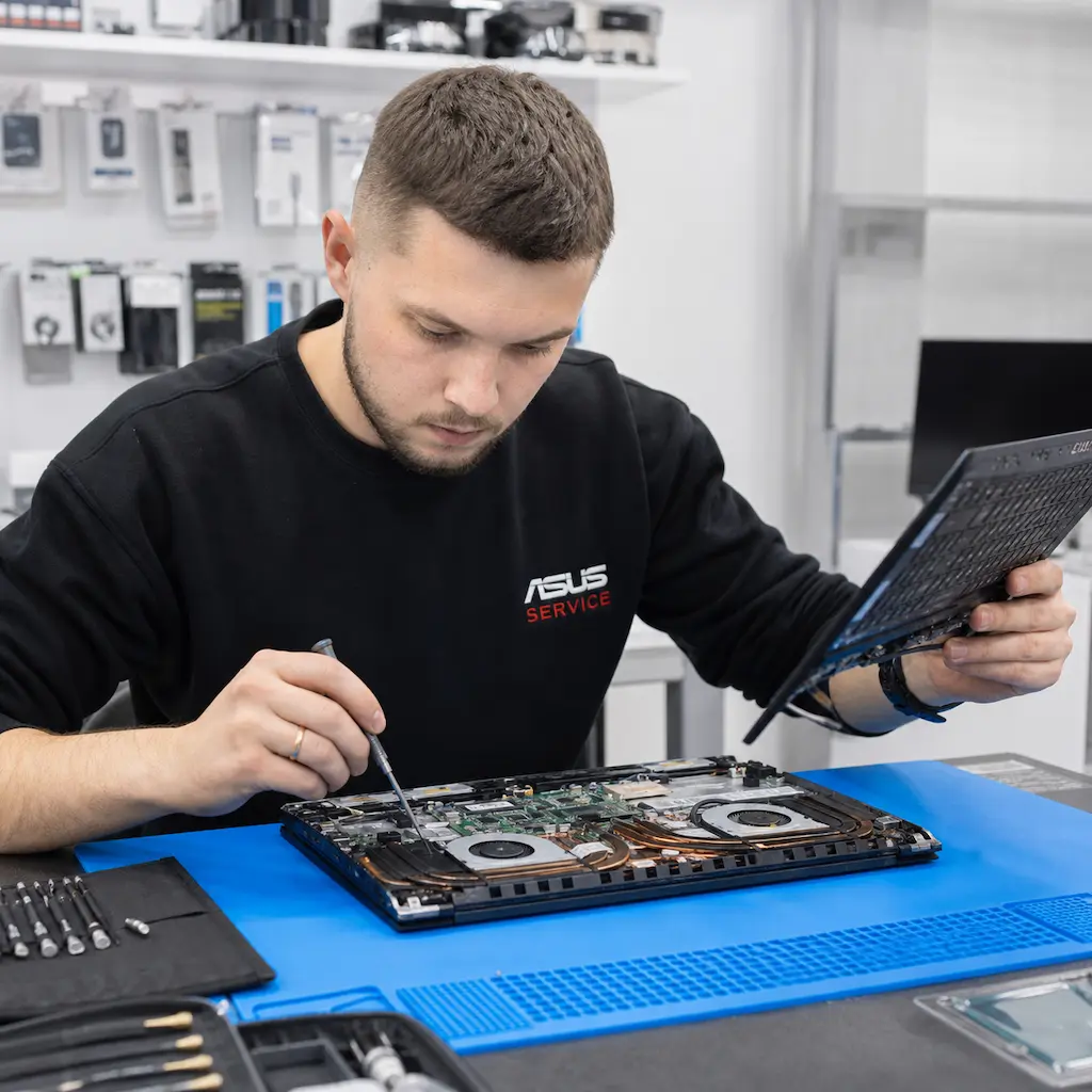 заменить клавиатуру на ноутбуке Asus в Пушкине