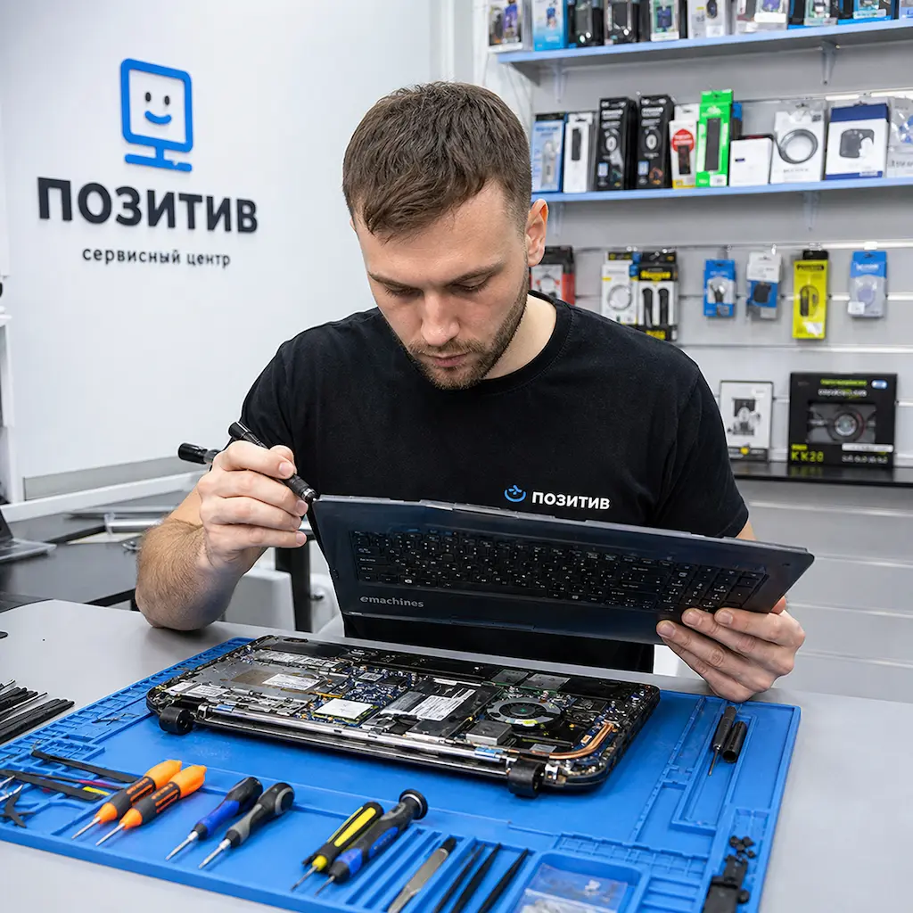 заменить клавиатуру на ноутбуке Emachines в Пушкине