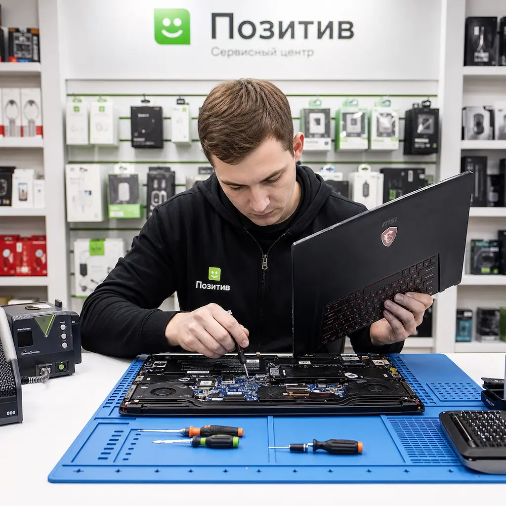 заменить клавиатуру на ноутбуке MSI в Пушкине