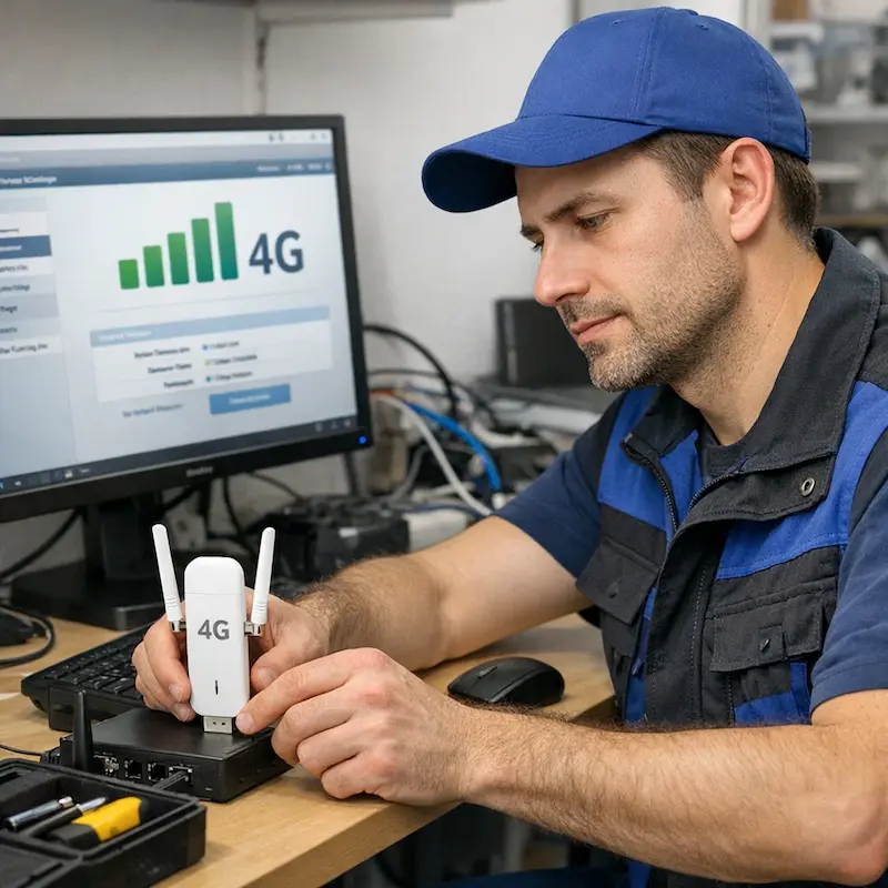 Настройка LTE модема в Пушкине