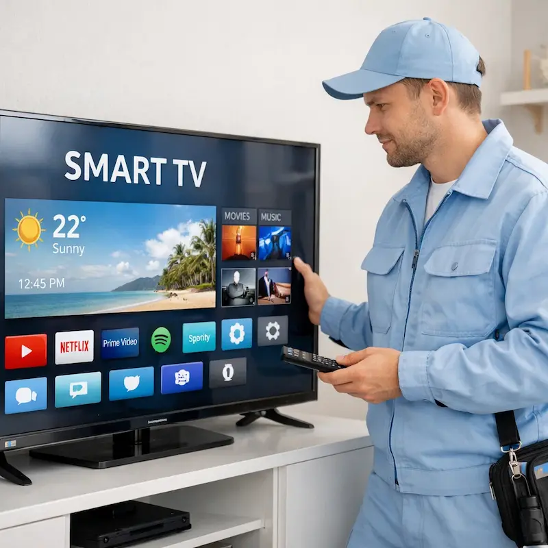 Настройка Smart TV в Пушкине
