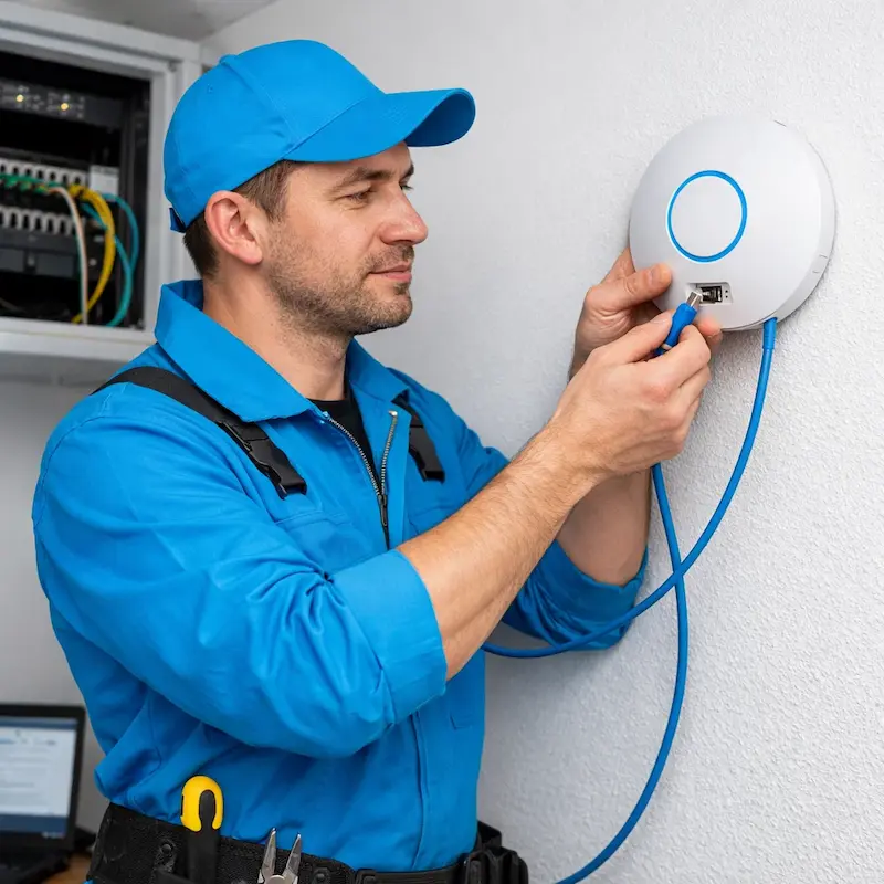 Подключение точки доступа в Пушкине