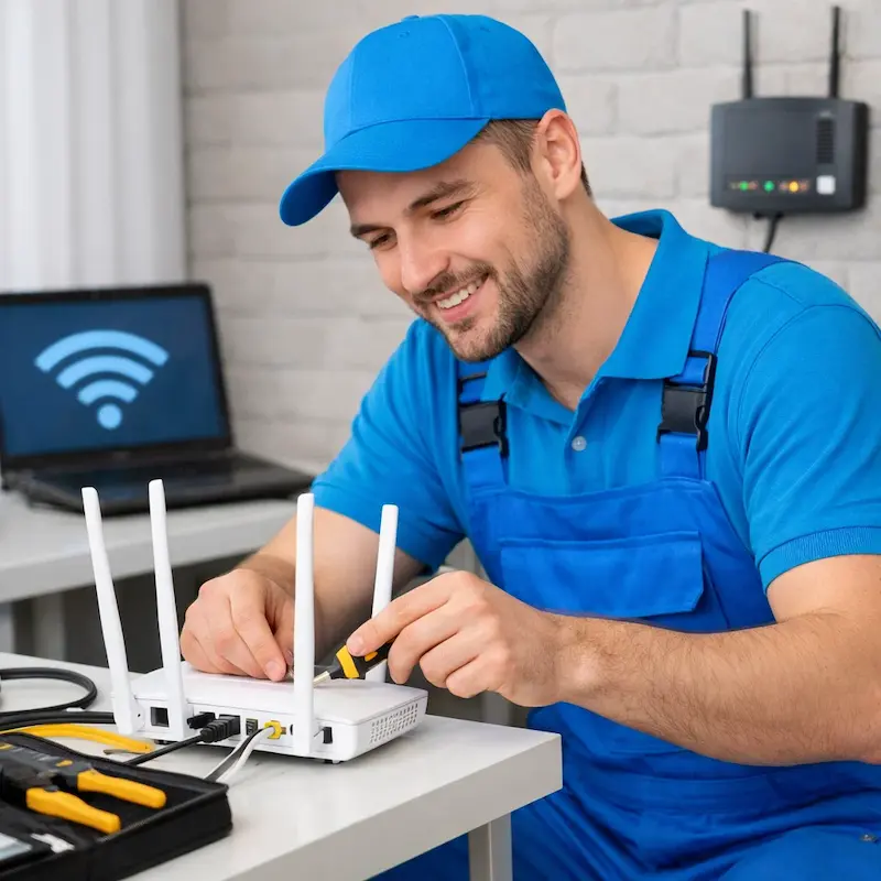 Настройка Wi - Fi в Пушкине