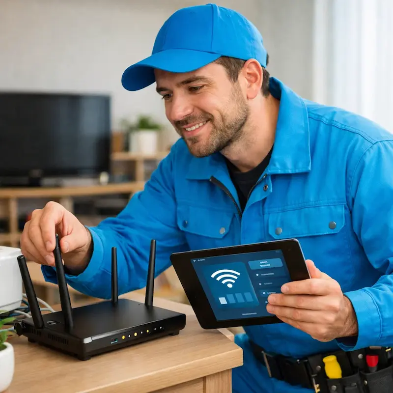 Настройка Wi-Fi для квартиры, дома и офиса в Пушкине