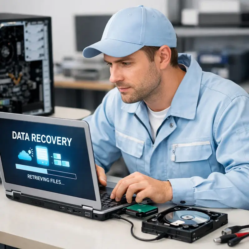 Восстановление данных и файлов в Пушкине