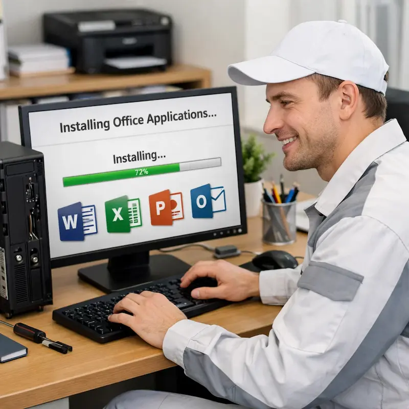 Установка и настройка программ на компьютере в Пушкине