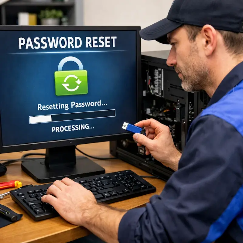 Удаление пароля на компьютере в Пушкине