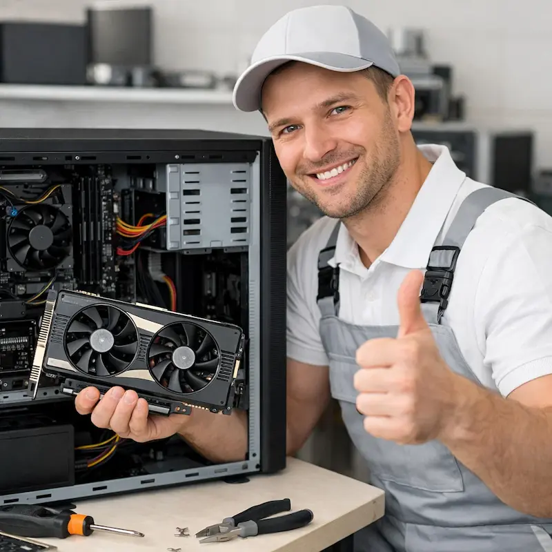 Замена видеокарты ПК в Пушкине