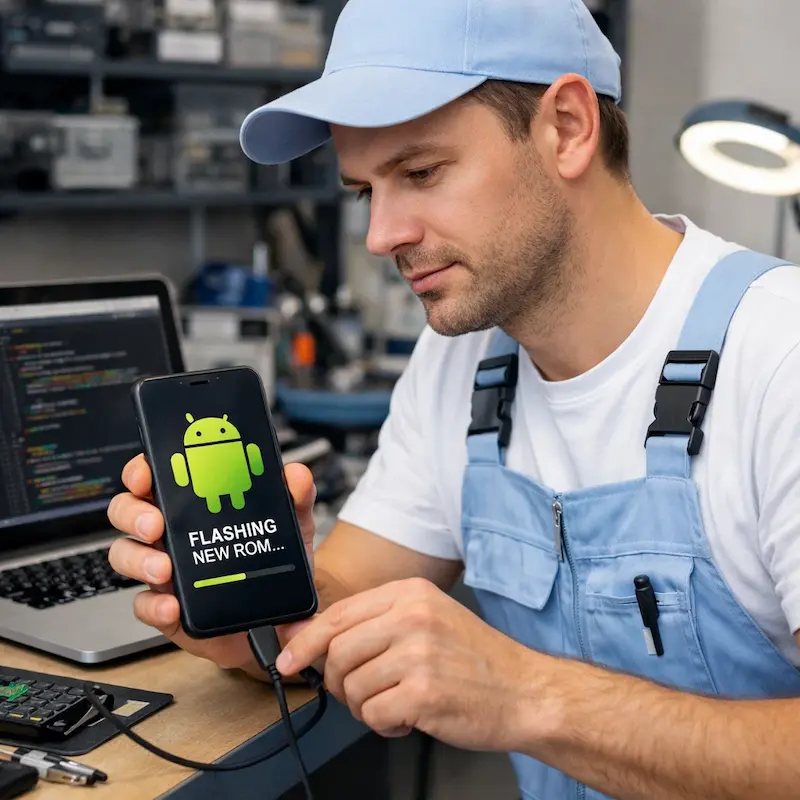 Прошивка Android в Пушкине