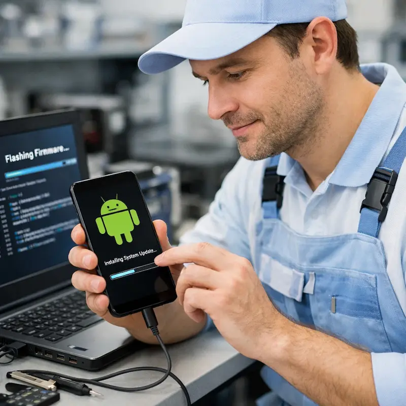 Перепрошить телефон в Пушкине