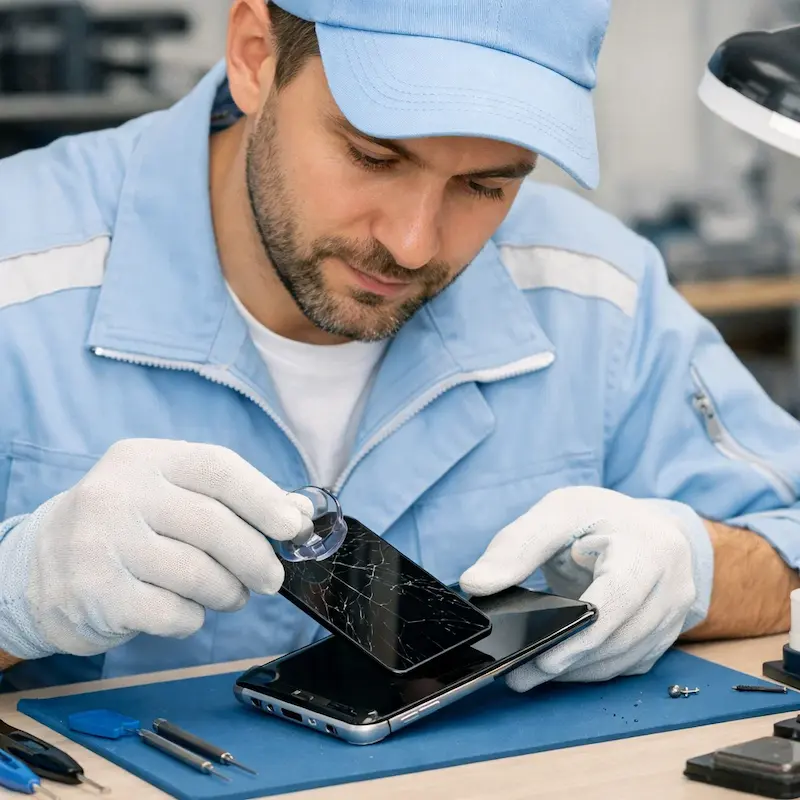 Заменить сенсорное стекло на смартфоне в Пушкине