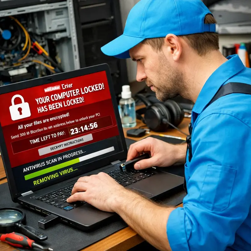 Удалить винлокер в Пушкине